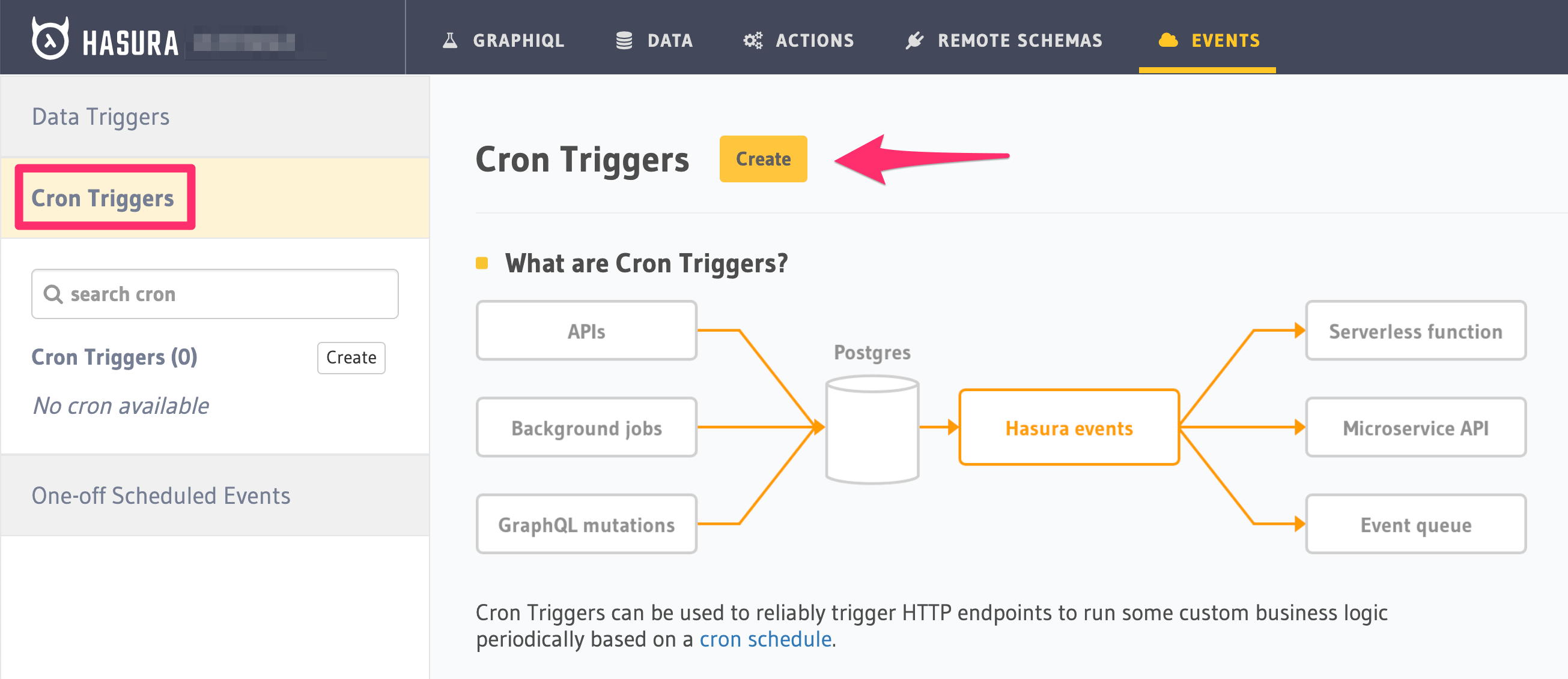 Adding a cron trigger